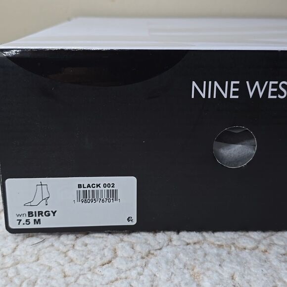 NIB Nine West Birgy Pointy Cap Toe Dress Booties Size 7.5 - Picture 8 of 8